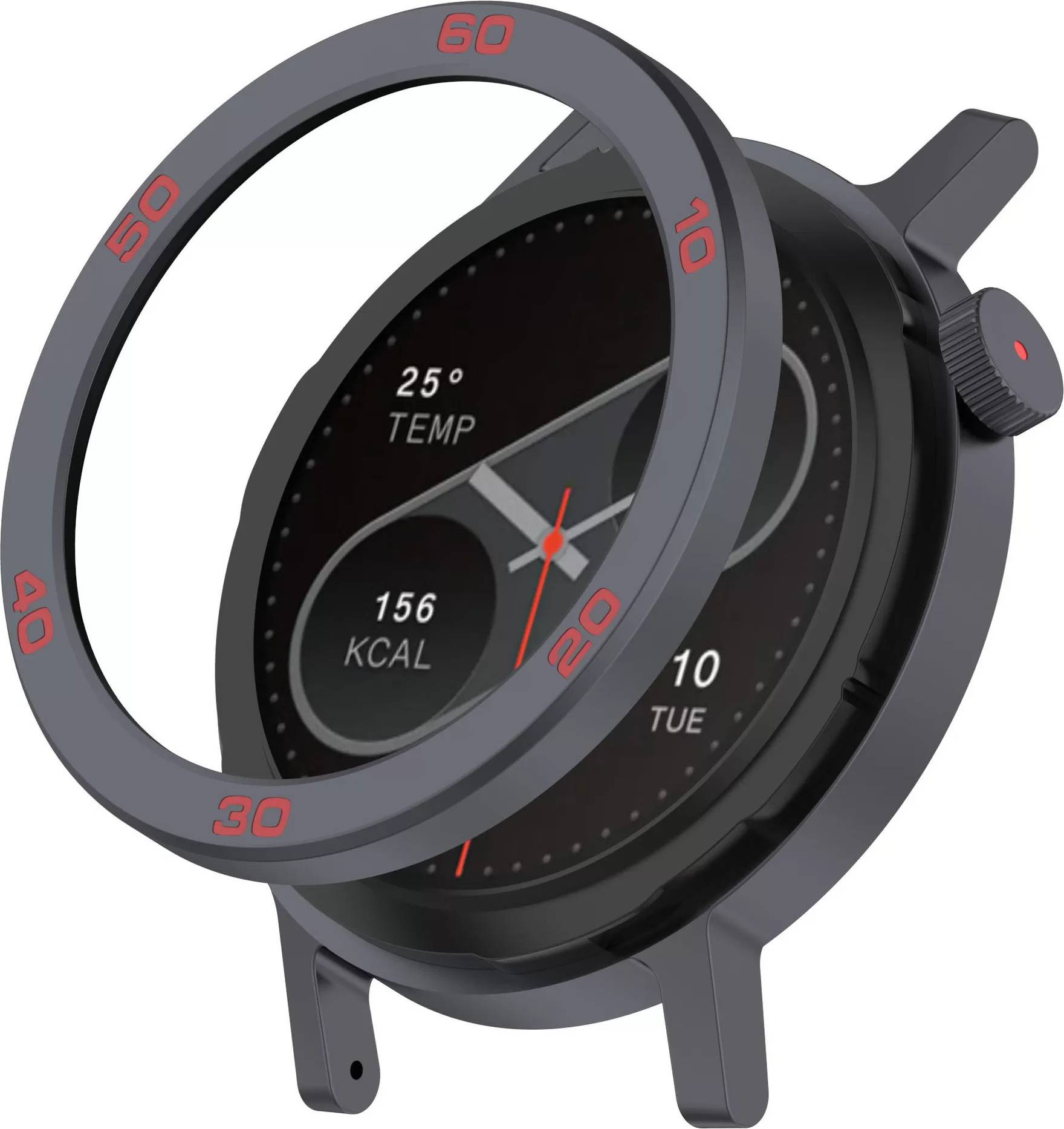 Cmf smartwatch INF Watch Case Screen Protector for CMF Watch Pro2 Grey