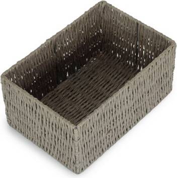 Extra large wicker baskets RED HAMPER Extra Large Grey Paper Rope Storage Basket