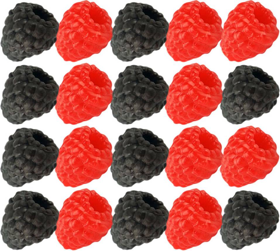 Happyyami 20pcs Realistic Raspberry Kitchen Decoration Artificial Plant