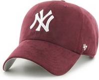 47 Brand Yankees Baseball Cap MLB Clean Up - Rouge