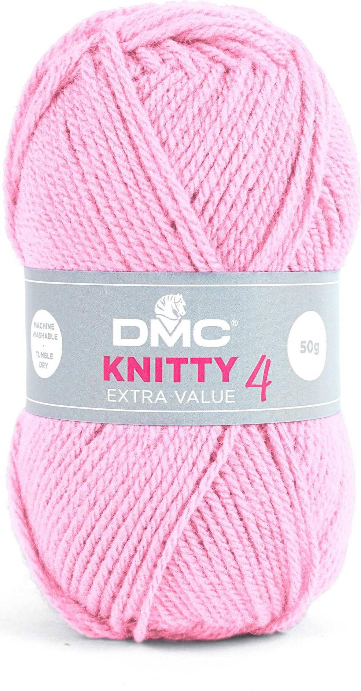 Knitty 4 Garn Wolle Rosa
