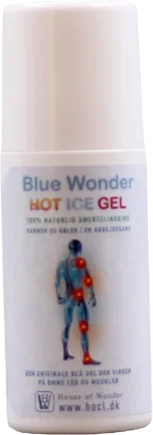 Blue Wonder Hot Ice Gel Rool-on