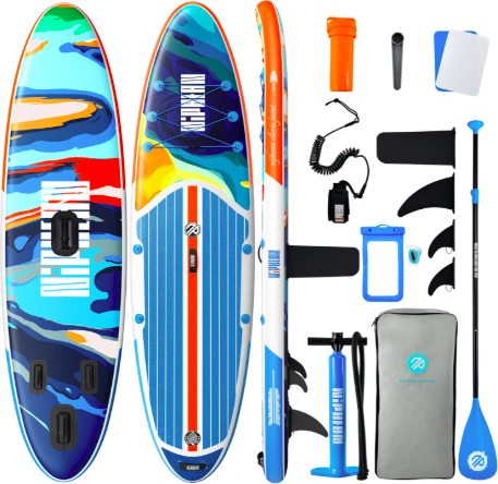 Paddle board Niphean Inflatable Stand Up Paddle Board 10 6 Inch