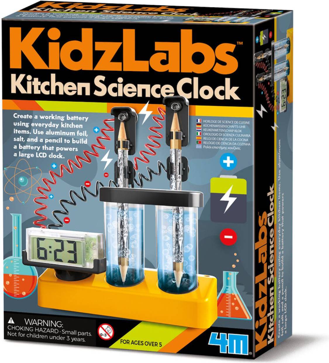 4M Kidzlabs Kitchen Science Clock Multicolor