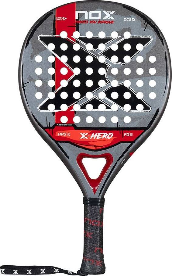 X-Hero RED Padel Racket Grey