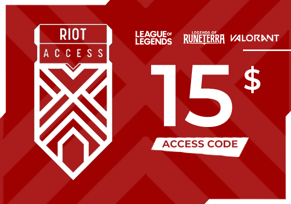 Riot Access Code 15 USD Key