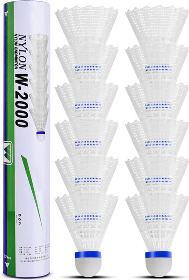 12Pcs Nylon Shuttlecocks High Speed