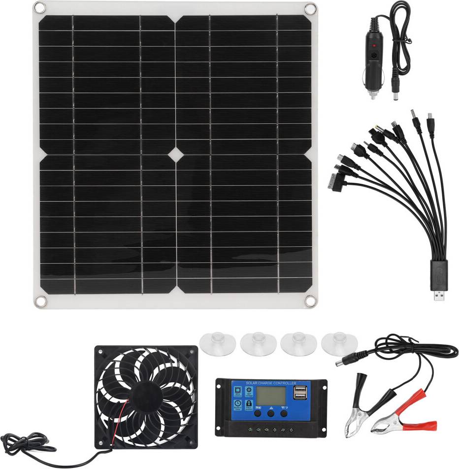 Solar Panel Kit LCD Display