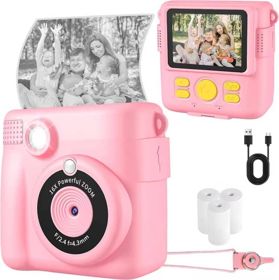 Pink Digital Camera 2.4 Inch IS Screen