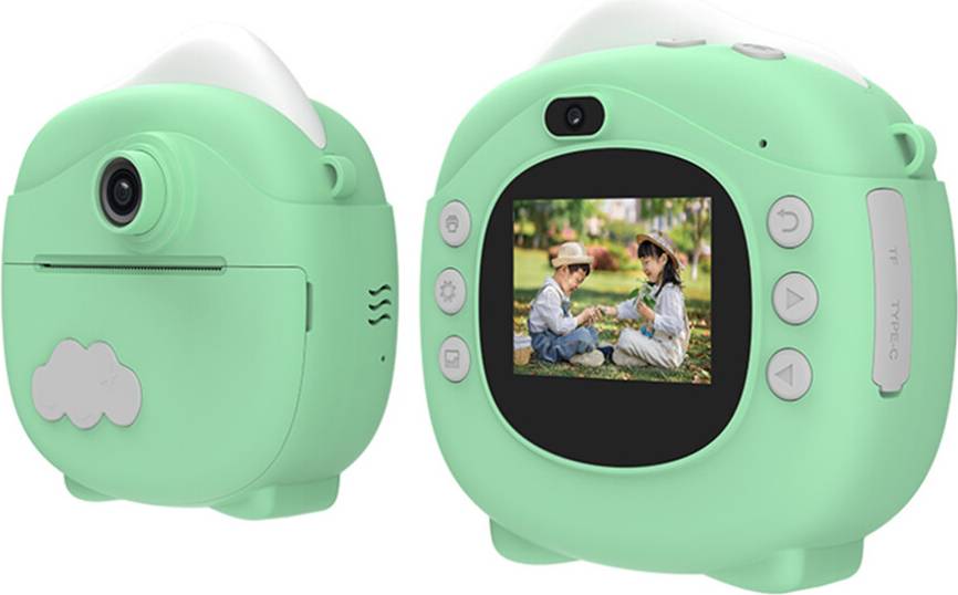 Kids Digital Camera with 2.0 Inch Screen and Image Stabilization - Green