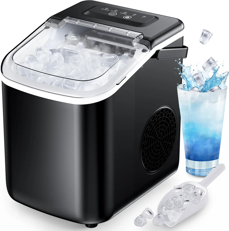Ice Maker Machine Portable with Carry Handle