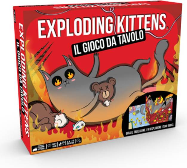 Asmodee Exploding Kittens Gioco Da Tavolo 2-6 Giocatori