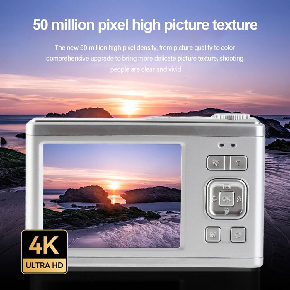 2.88 Inch 50MP 4K Compact Digital Camera