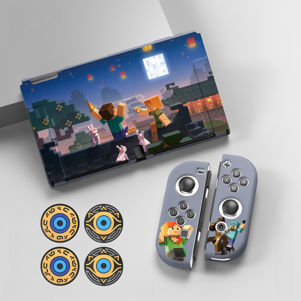 Switch minecraft Protective Case Set Nintendo Switch