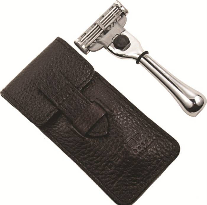 Trvl-Ladies Venus Rose Gold Textured Razor