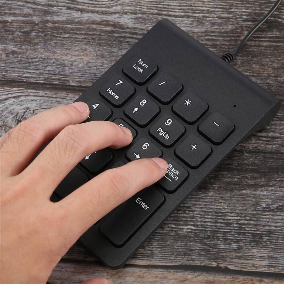 Mini USB Wired Numeric Keypad 18 Keys
