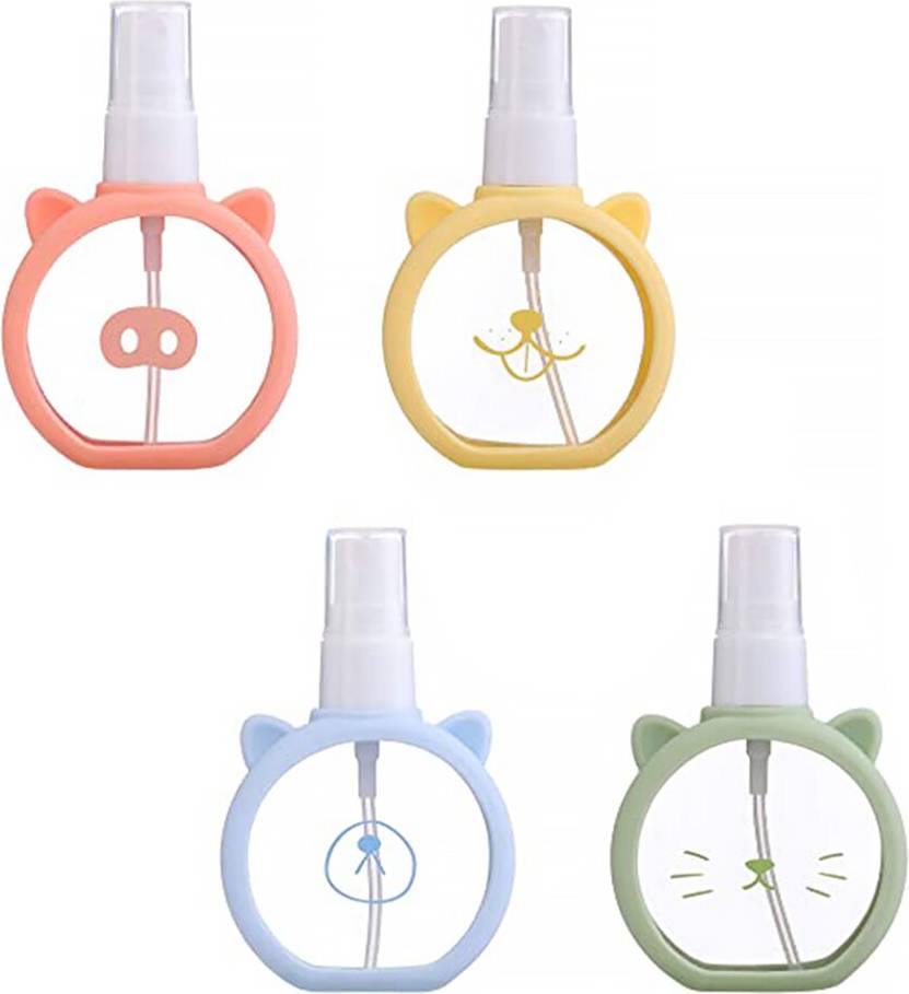 Solustre 4 Pcs Refillable Travel Containers Mini 4-pack