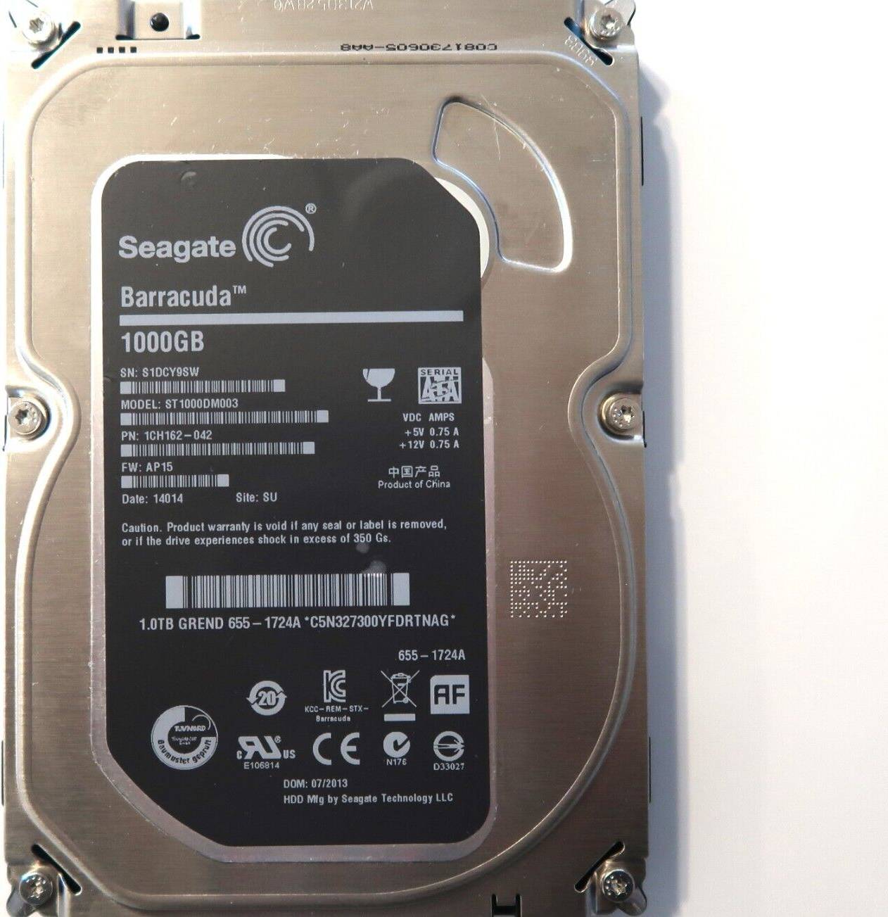 Seagate Barracuda St1000dm003 1 Tb 7200 Rpm