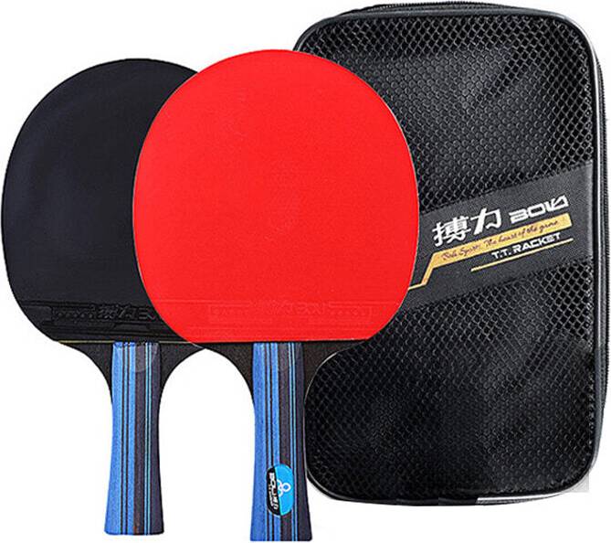 Ping 7 wood Greenzech 2PCS 7-Layer Pure Wood Table Tennis Racket