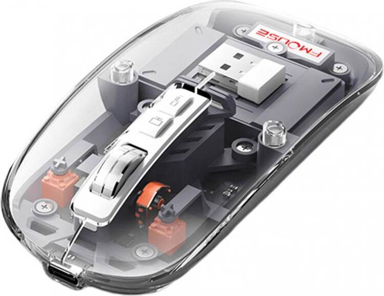 Mouse bluetooth Transparent Bluetooth Wireless Mouse