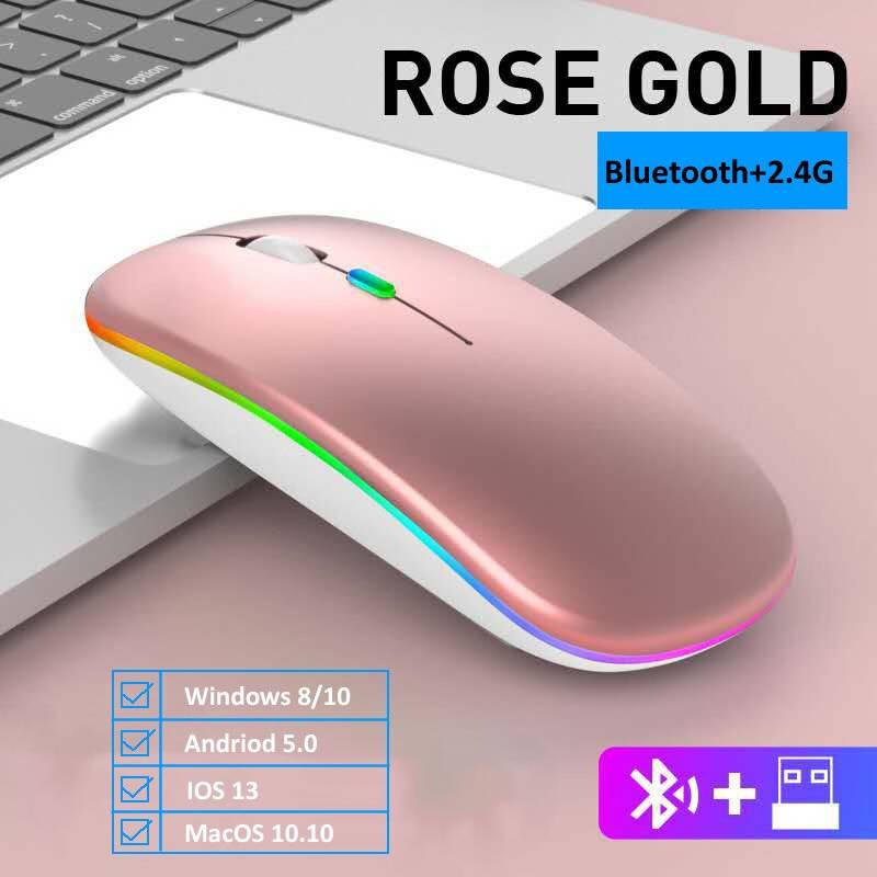 Two Modes Rose Wireless Mouse