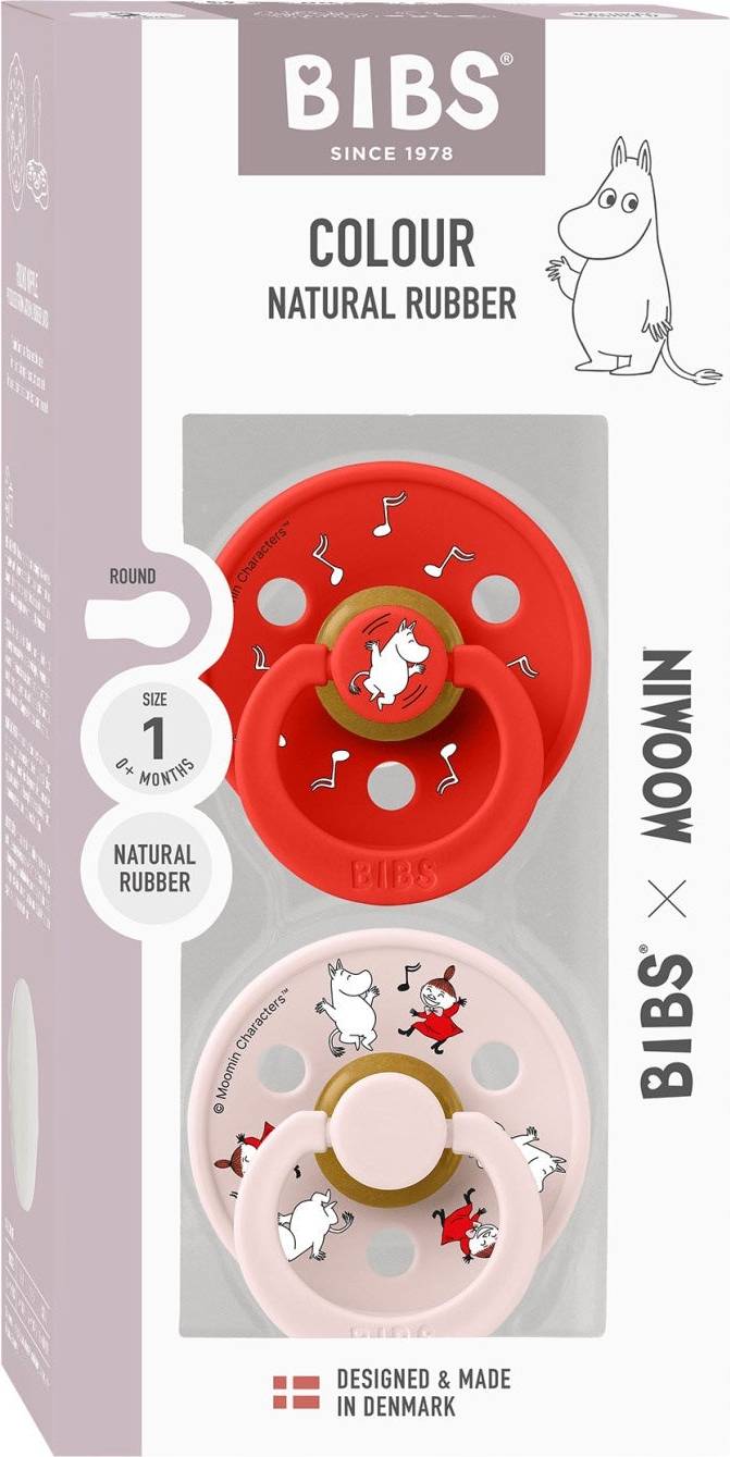 Bibs Rund Colour Napp 2-Pack Strl 2