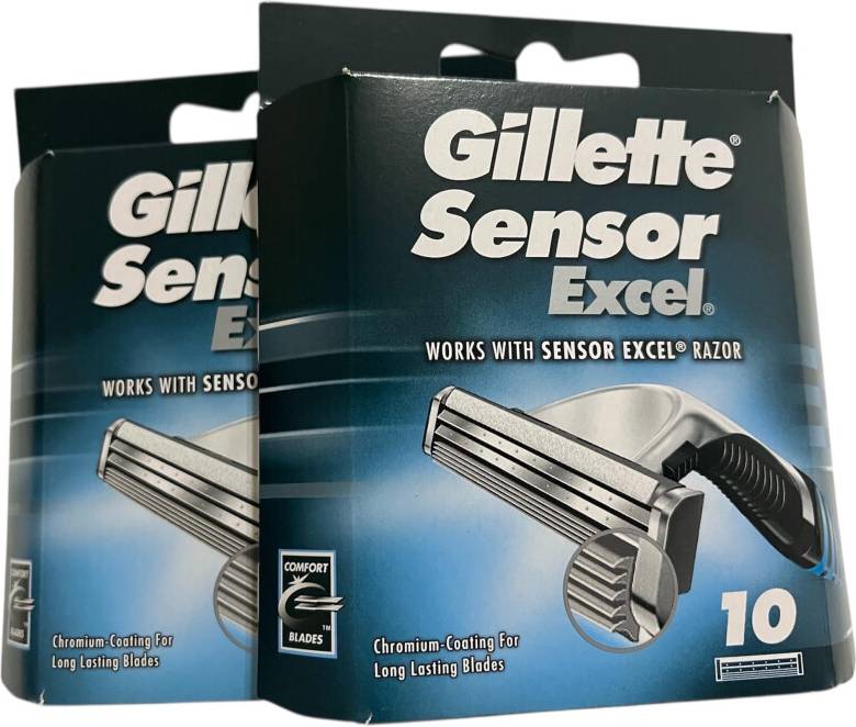 Gillette Sensor Excel Razor Blades 20 Piece 4 Packs
