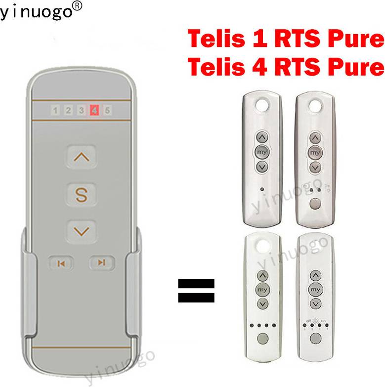 Télécommande Remplacement Telis 1.4 RTS Pure 5 Canaux