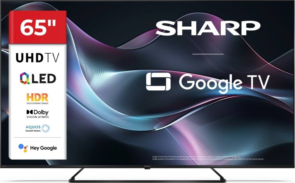 Qled 65 Sharp 65 Inch 4K QLED Google TV