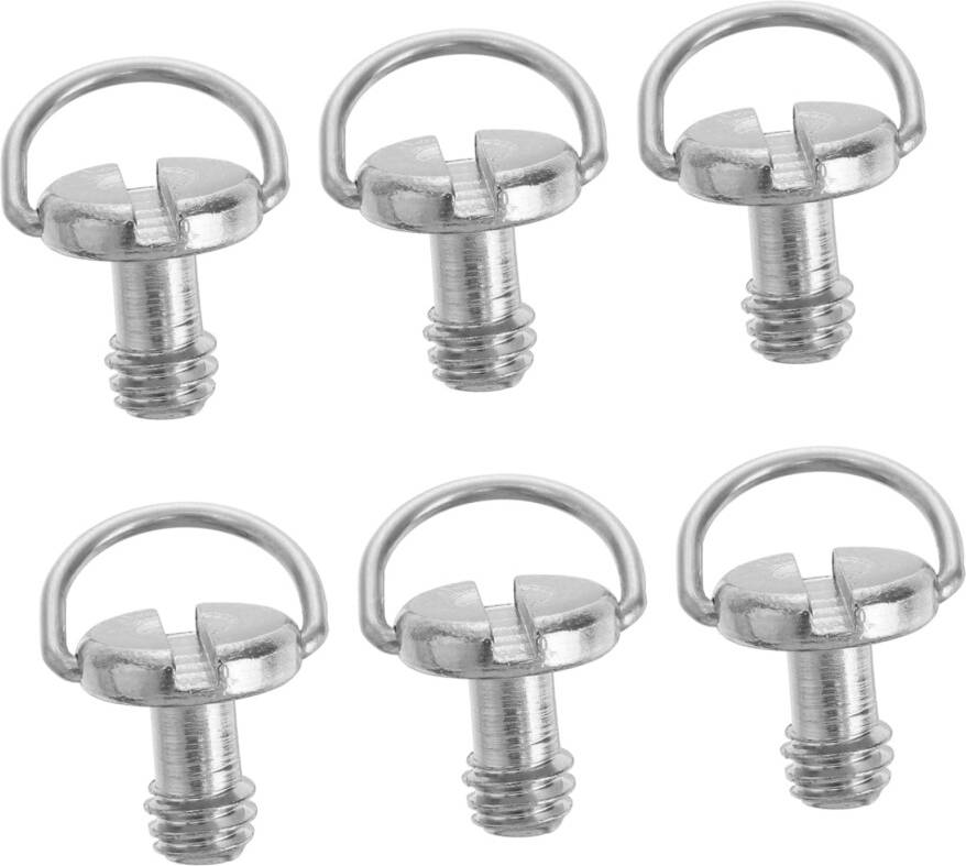 6pcs 1/4 Inch Quick Release Plate D Adapter Set