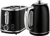 Homcom Polished Retro Kettle and Toaster Set