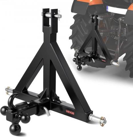 3 point hitch VEVOR 3 Point Trailer Hitch 2 Inch Receiver
