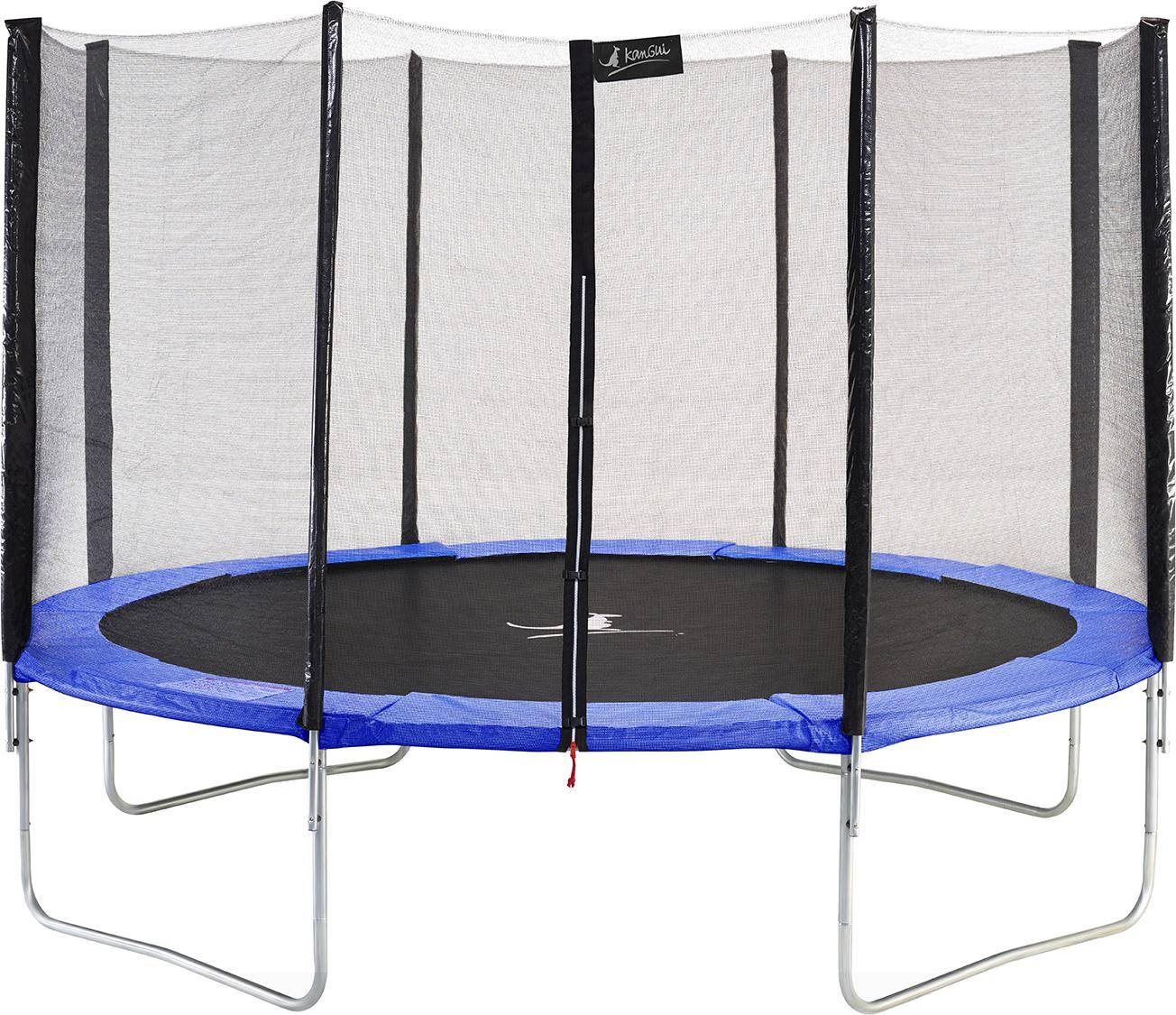 Kangui Trampoline Rond Bleu Ø430cm Avec Filet De Protection
