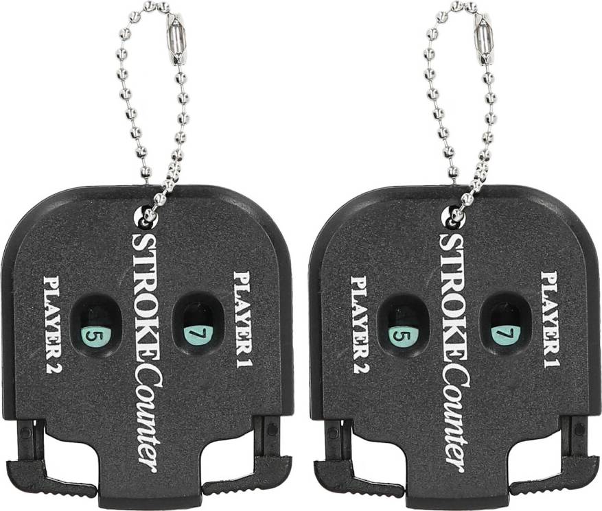 2pcs Portable Mini Golf Score Counter