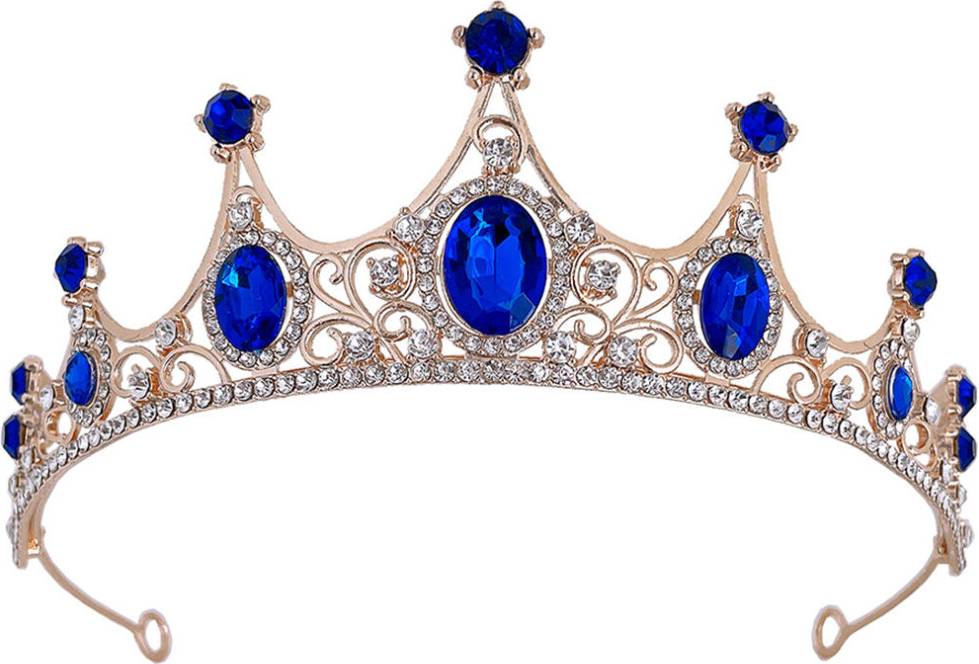 Inoomp 4pcs Rhinestone Wedding Crown Bride Tiara