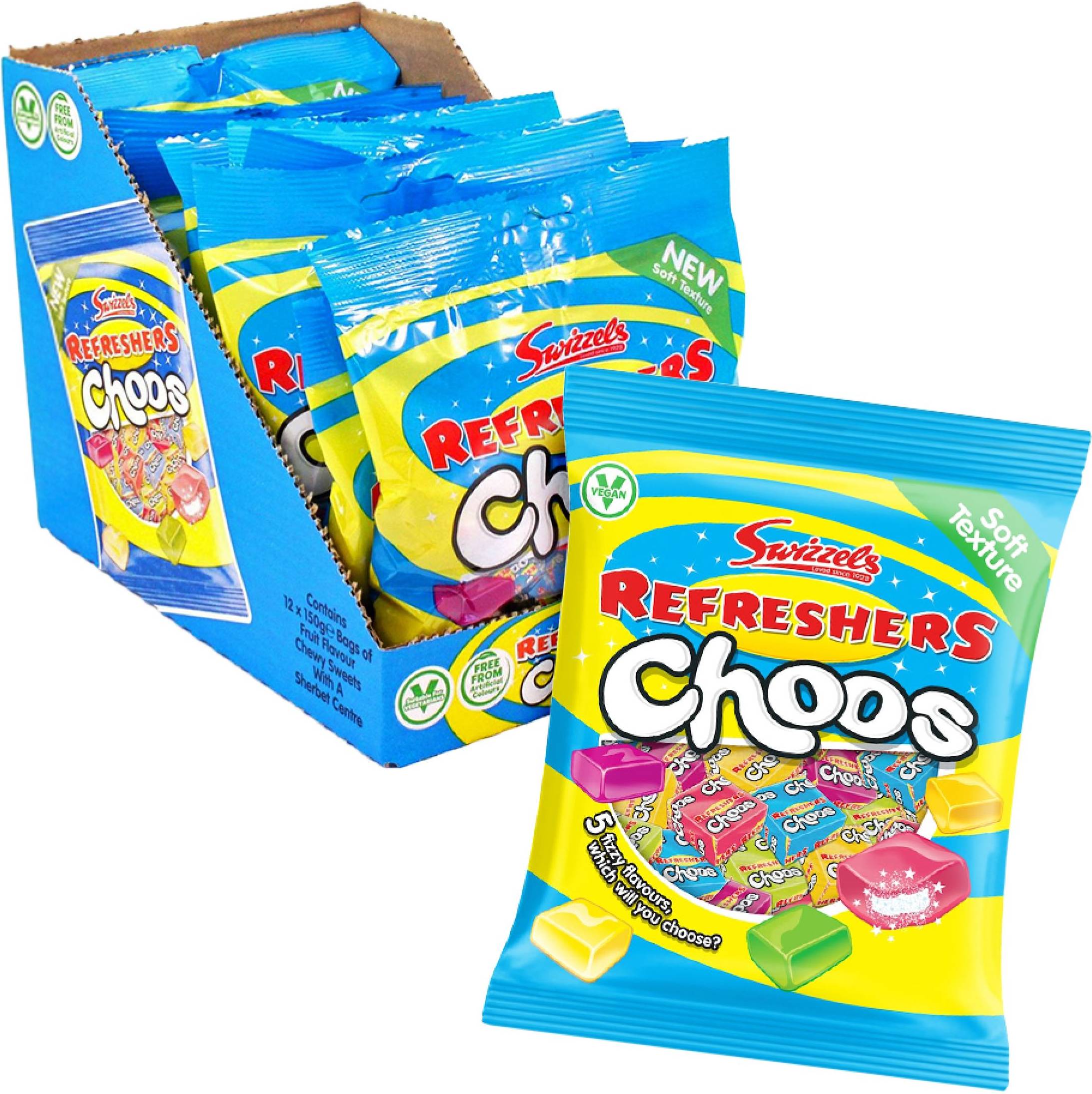 Swizzels Refreshers Choos Storpack 12-Pack
