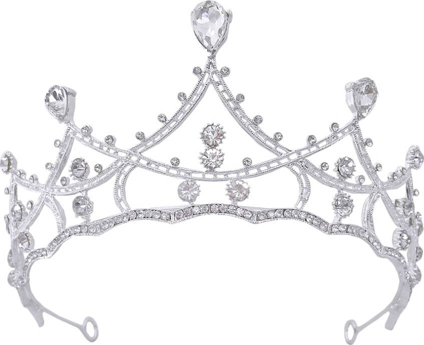 Inoomp Rhinestone Tiara for Girls Wedding Crown