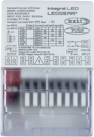 Integral LED Constant Current Adjustable Driver