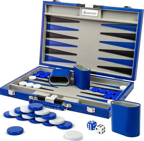 Backgammon Set Blue Edition