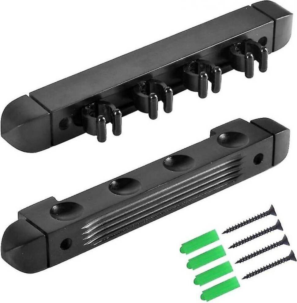 HKHBJS Sunrain Pool Cue Wall Mounted Rack