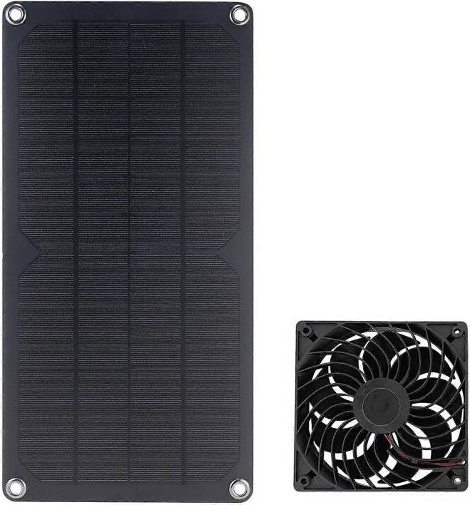 Solar Panel with Cooling Fan Kit