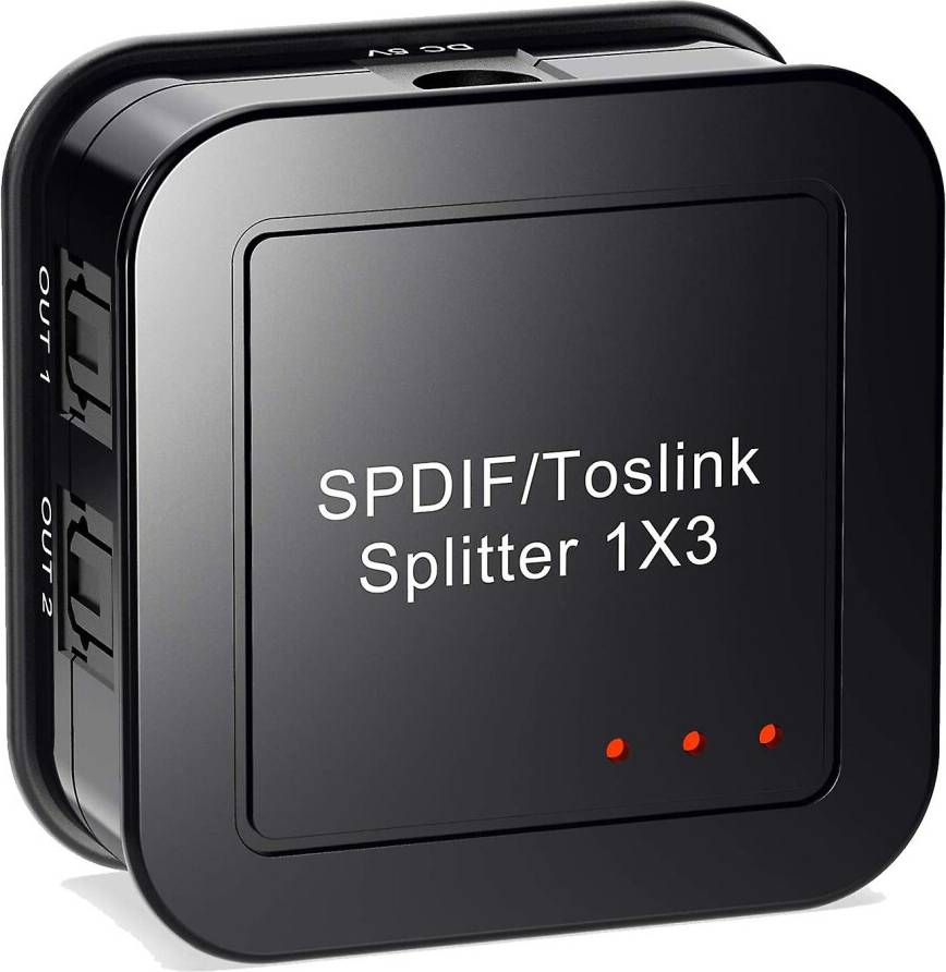 Digital Optical Audio 1x3 Splitter