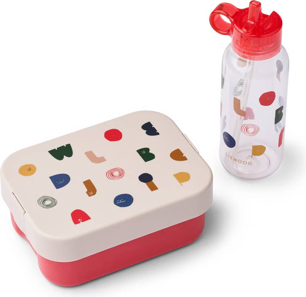 Liewood Chelsey Printed Lunchbox Set Multi Patterned