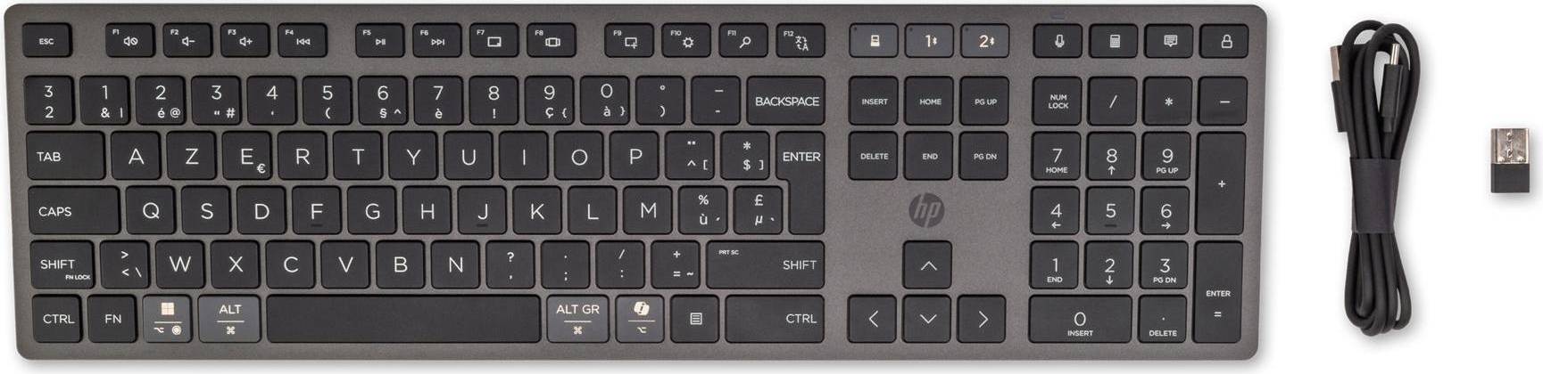HP 720 Multi-Device Rechargeable Wireless Keyboard