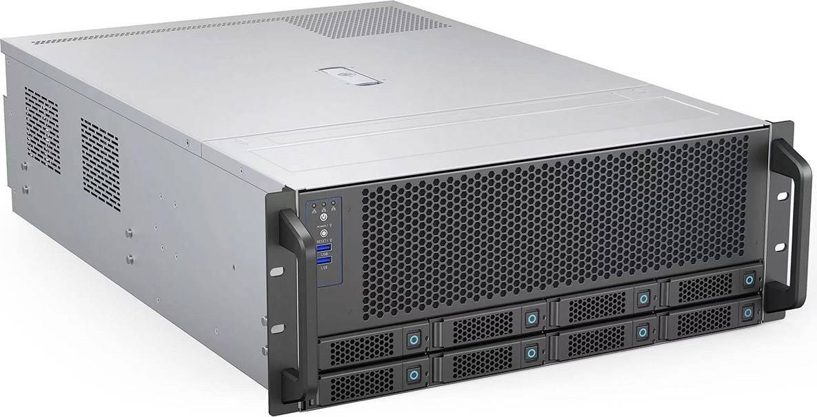 Codegen 4U 650mm Rackmount Server Case Silver