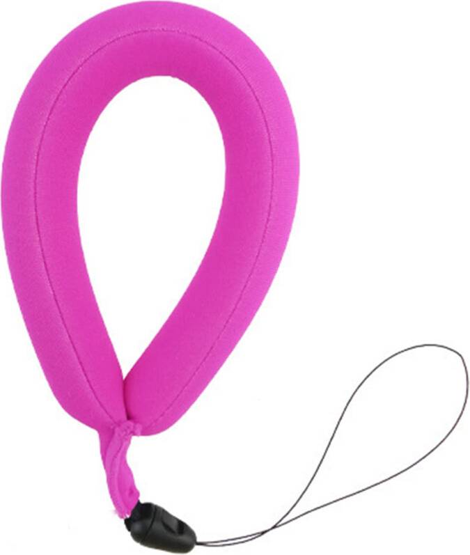 Adjustable Waterproof Camera Floating Strap Rose Red