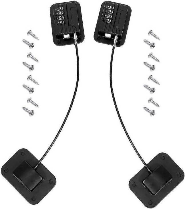 Combination lock 2 Pack Refrigerator Lock Combination Coded