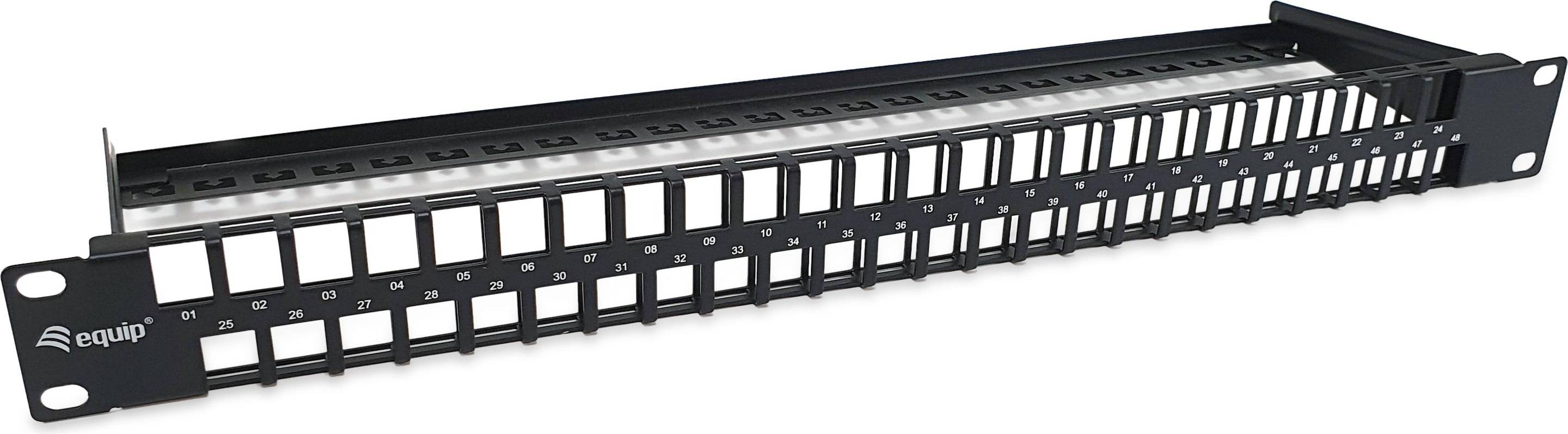 Equip 48-Port Keystone Cat6 RJ-45