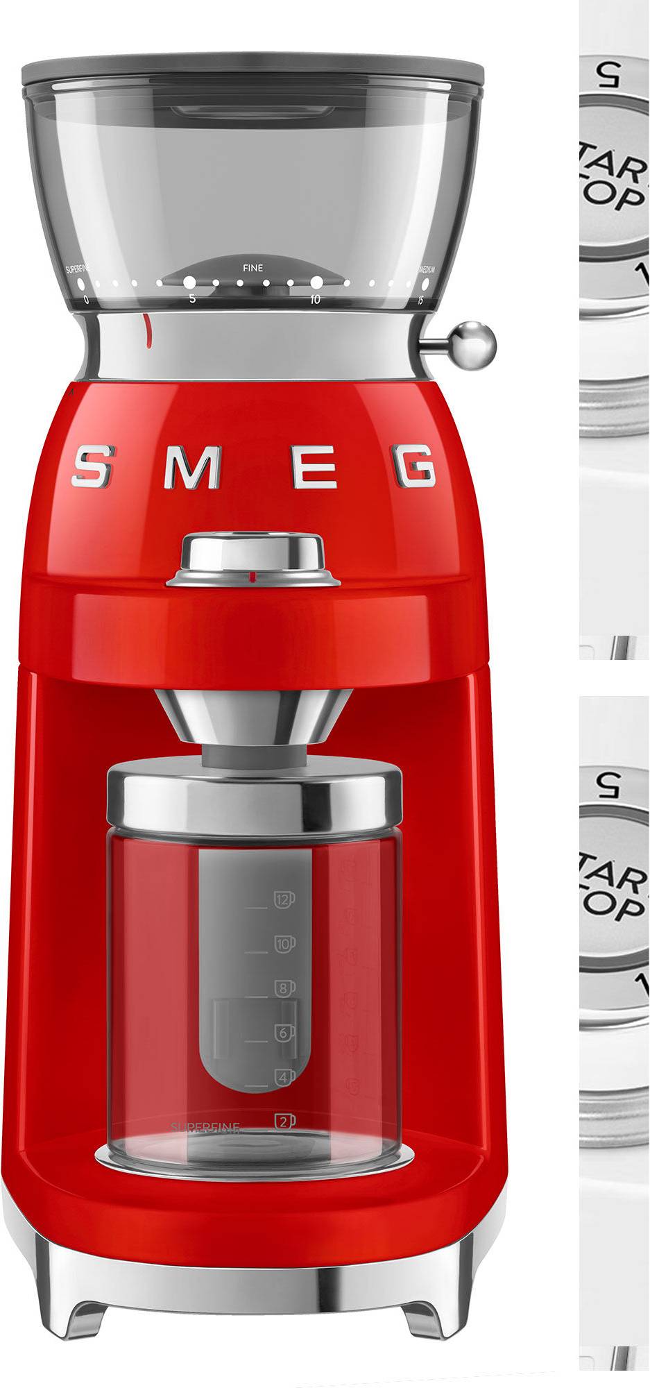Smeg CGF03RDEU Rood