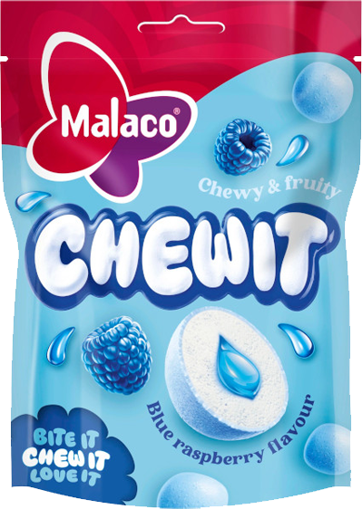 Malaco Chewit Blue Raspberry 115 Gram